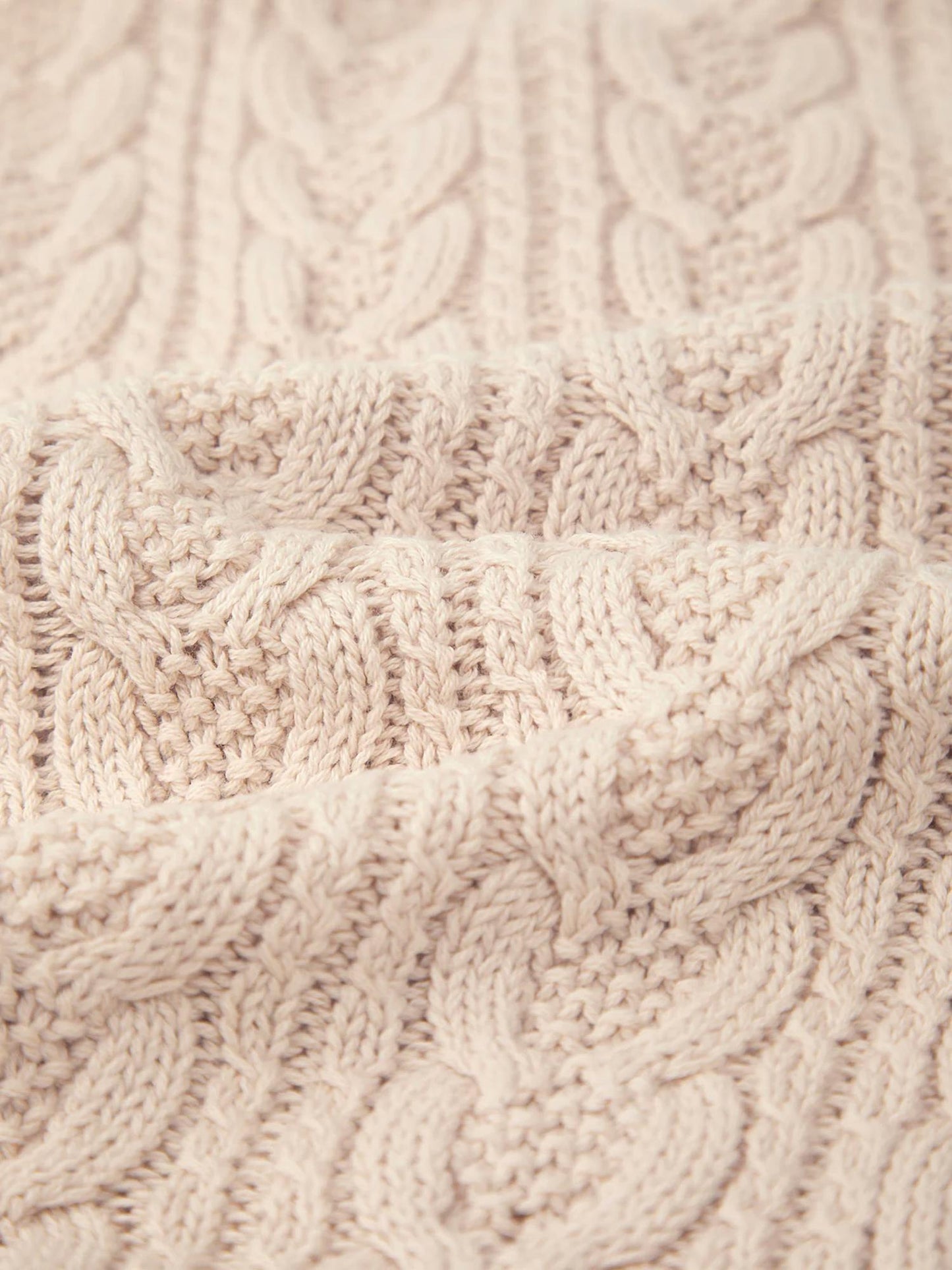 525 America - Mixed Media Cable Knit Tank Top