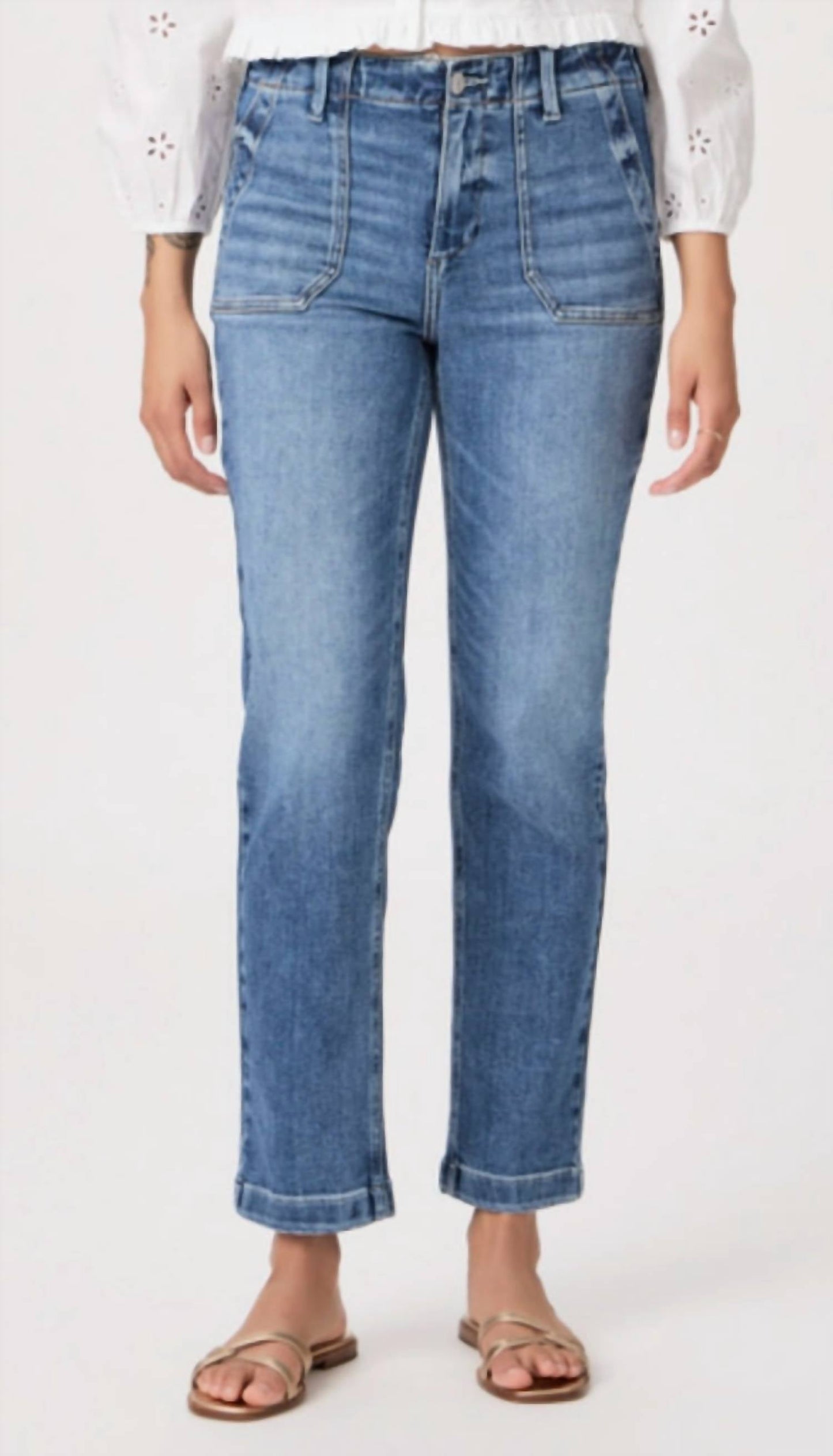 Paige - Mayslie Straight Ankle Jeans