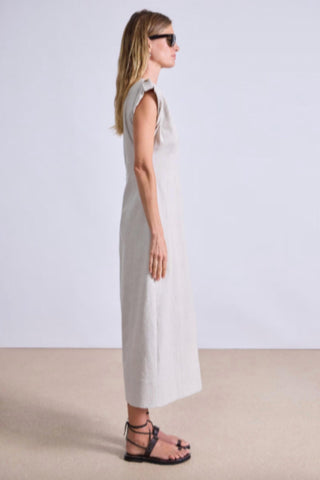 Apiece Apart - Vestido longo feminino de linho