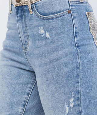 Judy Blue - Calça Jeans Slim Fit de Cintura Alta