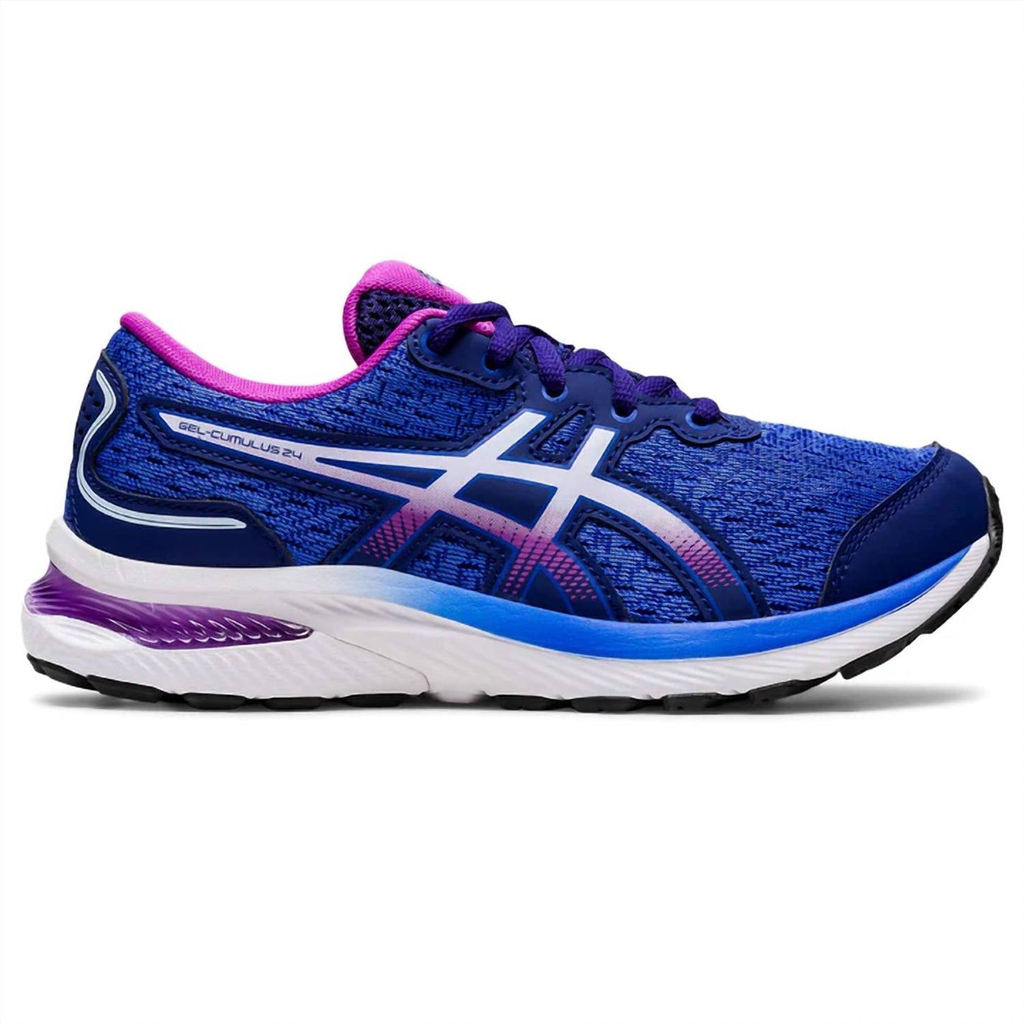 Asics - YOUTH GEL CUMULUS 24 RUNNING SHOES size 3.5