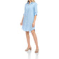 Karen Kane - Roll Tab Linen Shirtdress