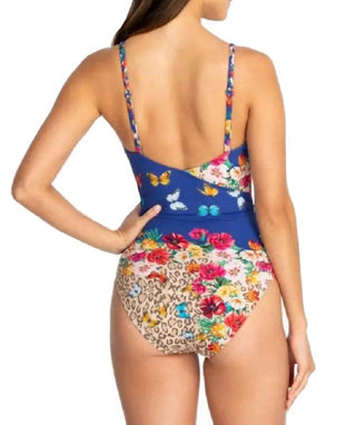 Johnny Was - Fleur Trançado Wrap Uma Peça