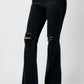 Judy Blue - High Waisted Tummy Control Distressed Flare