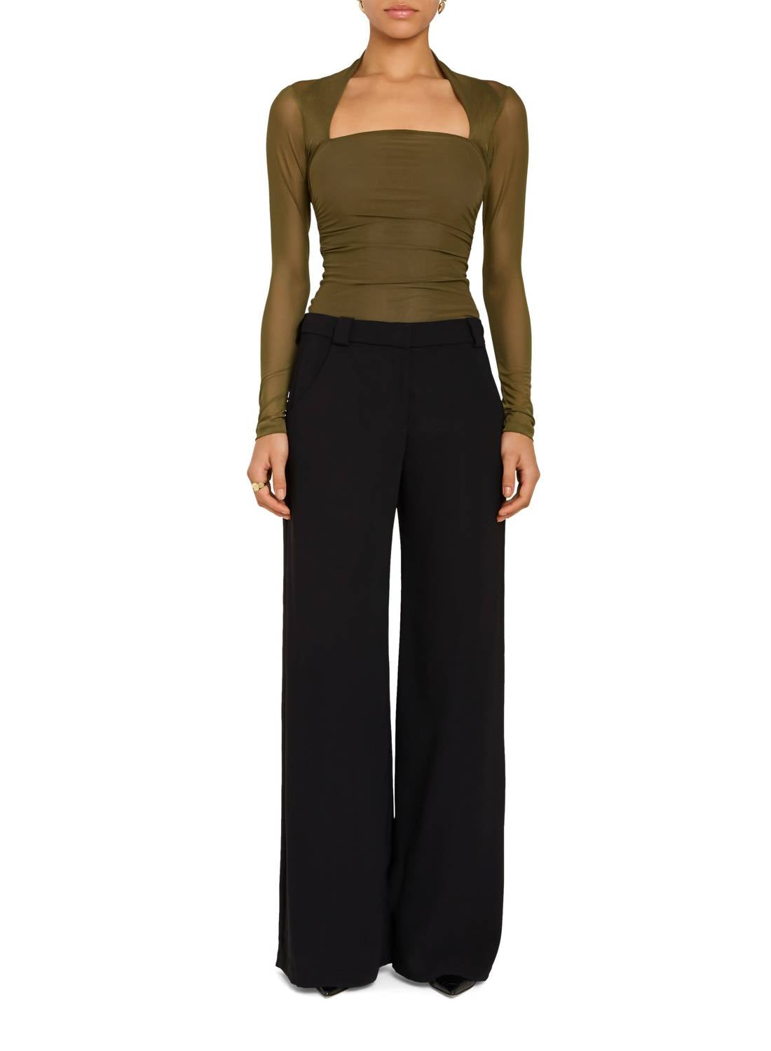 Amanda Uprichard - Delilah Long Sleeve Top