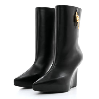 Givenchy - Botas femininas G-lock 80 mm Wedge Low