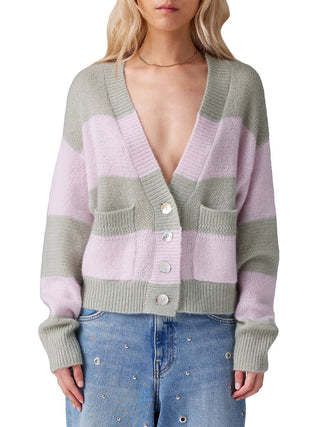 Crush Cashmere - Cardigan Lolas Listrado Amara