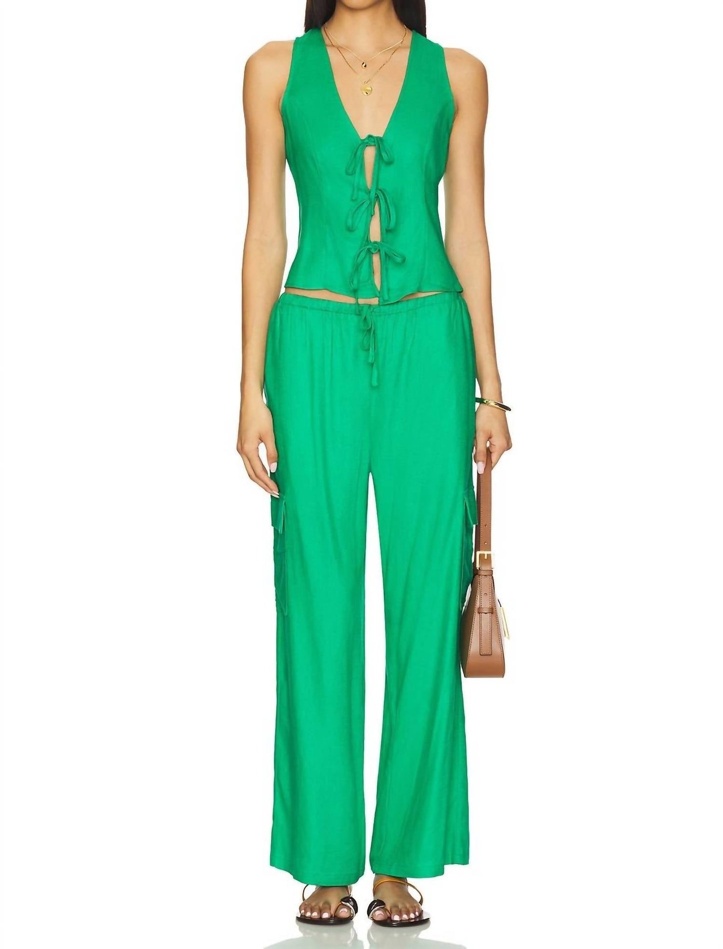 Beach Riot - Arlowe Tie Front Vest