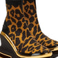 Balmain - Women's Leopard B-bold Wedge High-top Sneakers
