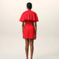 Ami - Shirt Dress With Ruff