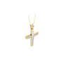 Aamiaa - Women's Natural Diamond Cross Pendant