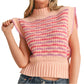 &Merci - Mock Neck Sweater Vest