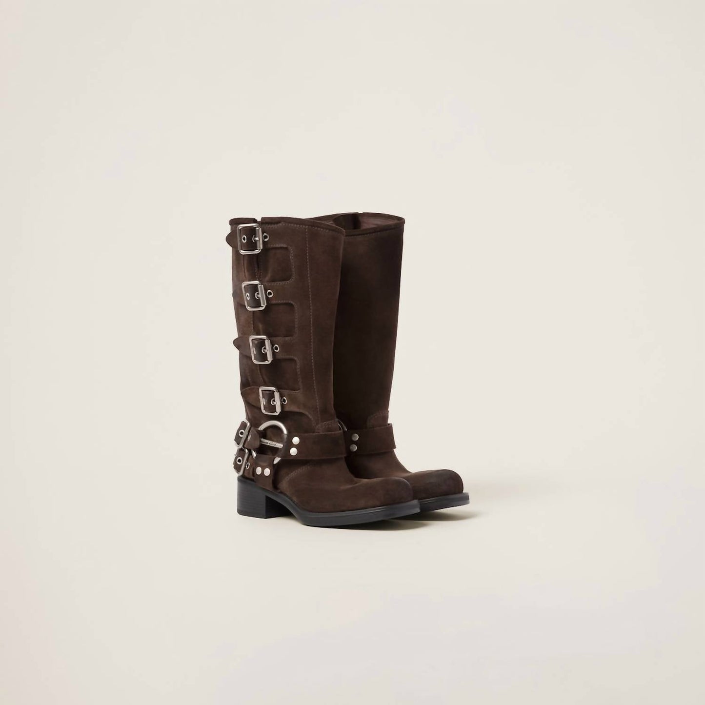 Miu Miu - Women's Buckle Detail Boots