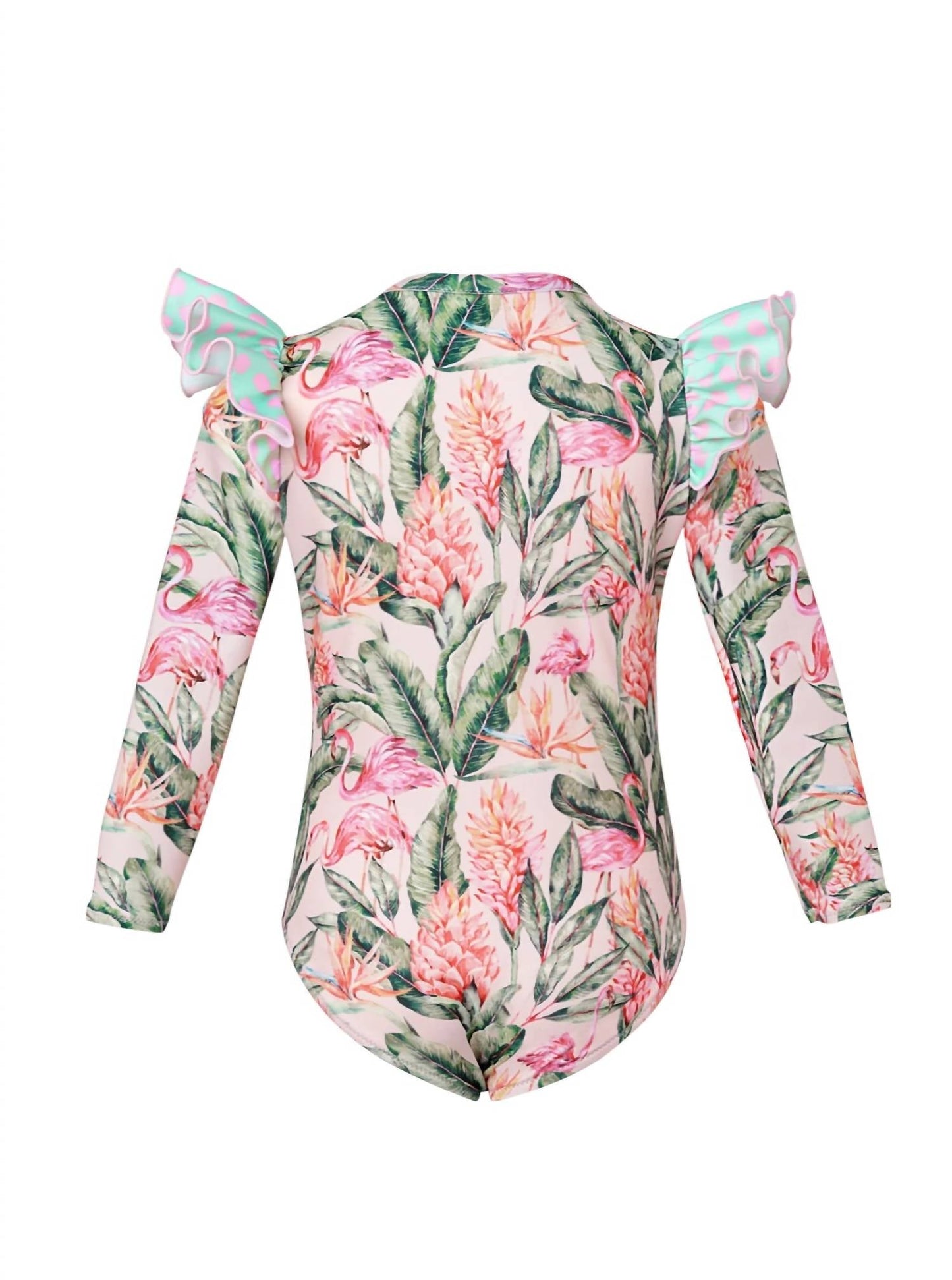 Lia Sahara - Girl's Zipper Long Sleeve One Piece