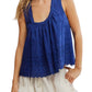 Free People - Marina Eyelet Tank Top