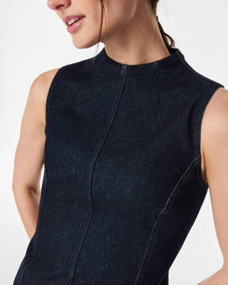 Spanx - Denim Seamed Shift Dress