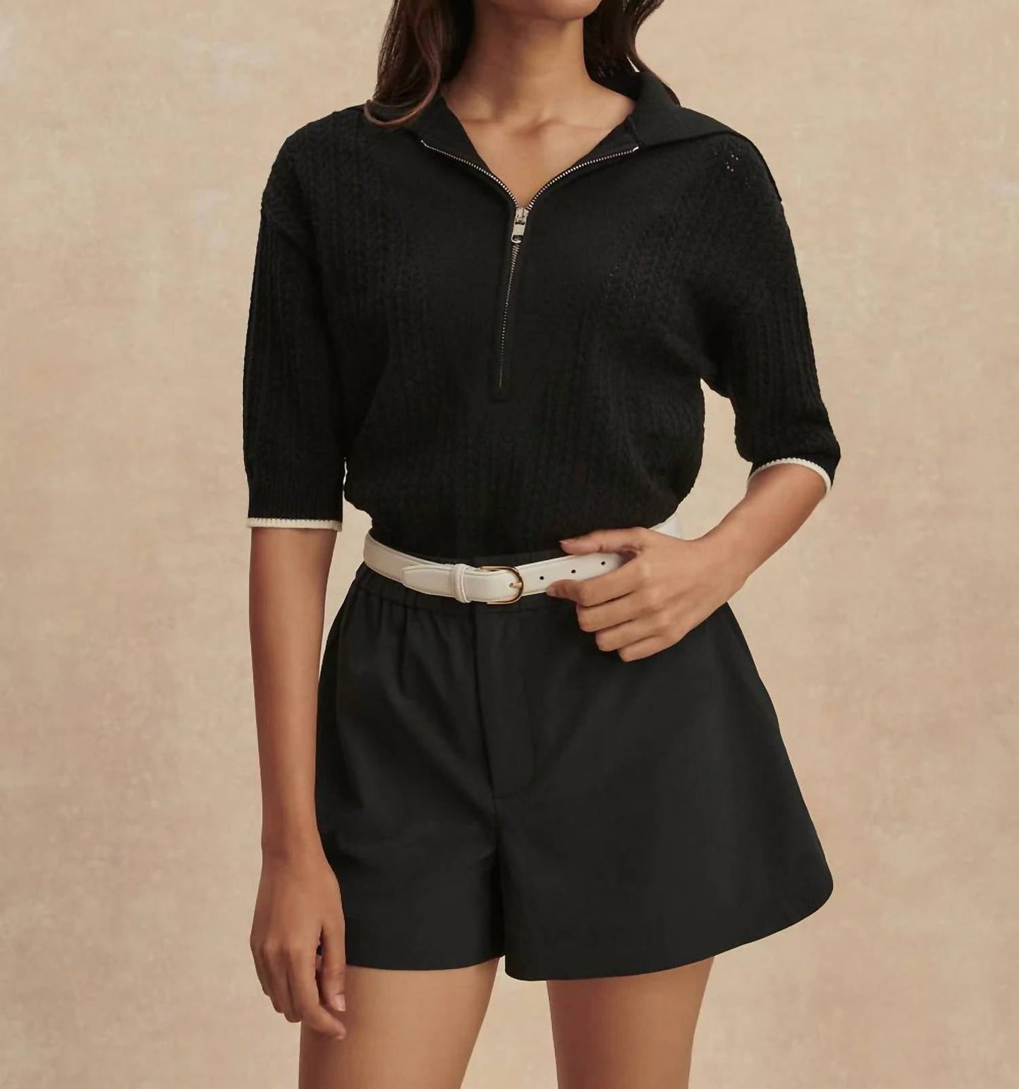 Varley - Arney Half Zip Knit Polo