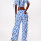 Bela Brand - Cropped Bows Top