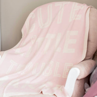 Demdaco - Cute Little Trouble Maker Blanket