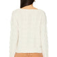 Free People - Washed Cable V-Neck Sweater