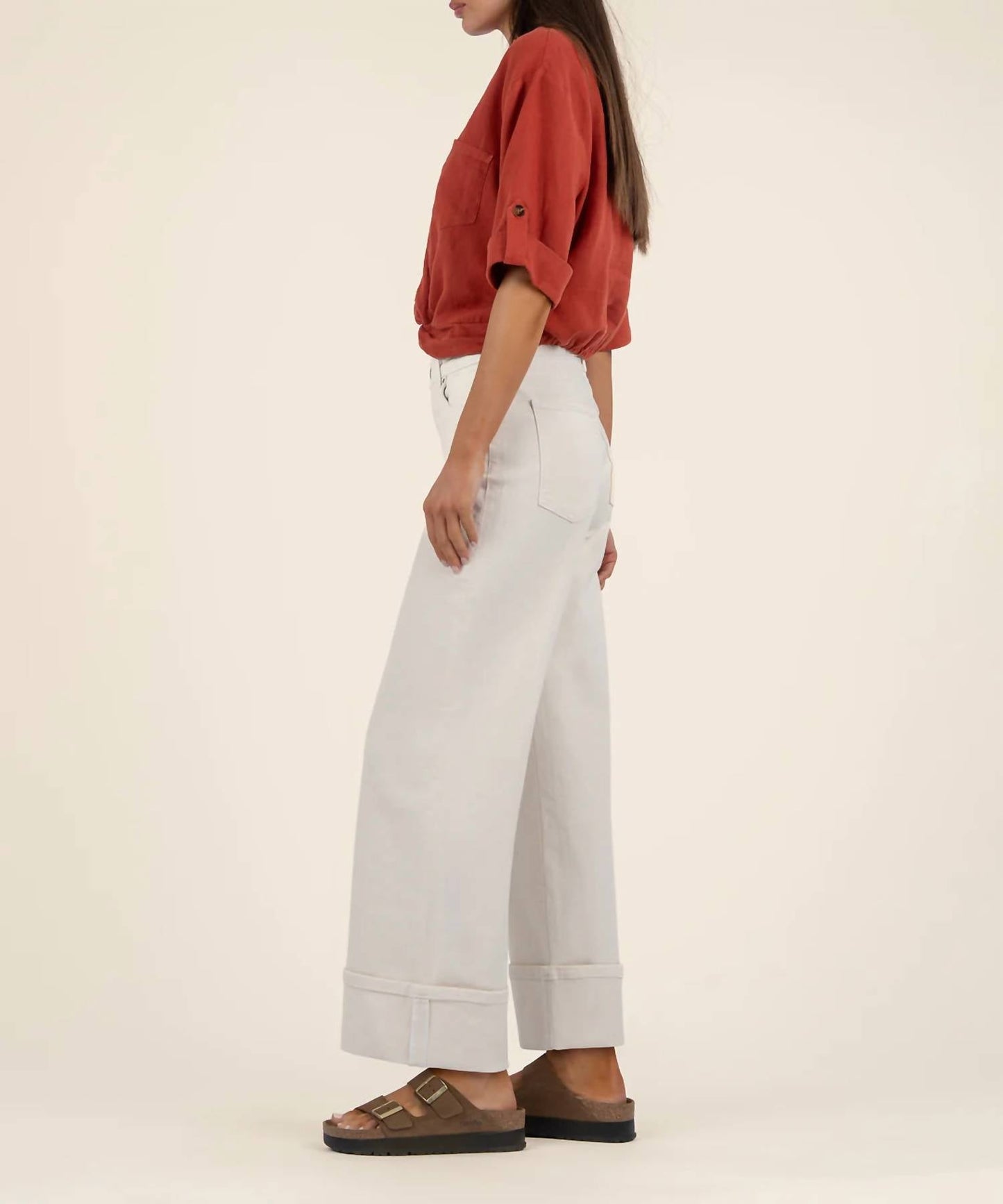 Kut From The Kloth - Rebel-knot Cuffed Sleeves Front Shirt
