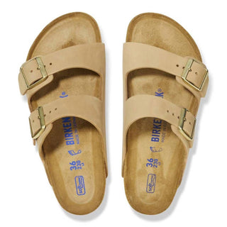 Birkenstock - Women's Arizona Nubuck Soft Footbed Sandal