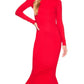 Susana Monaco - Crew Trumpet Midi Dress