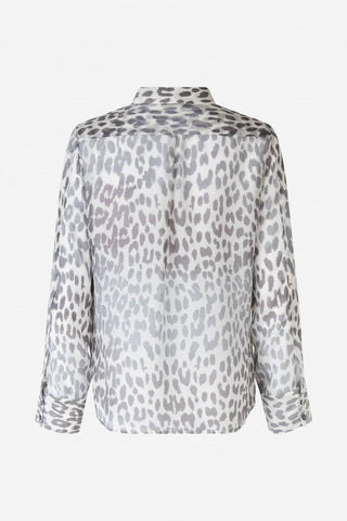 Baum Und Pferdgarten - Blusa Miranda Leopardo com Gravata
