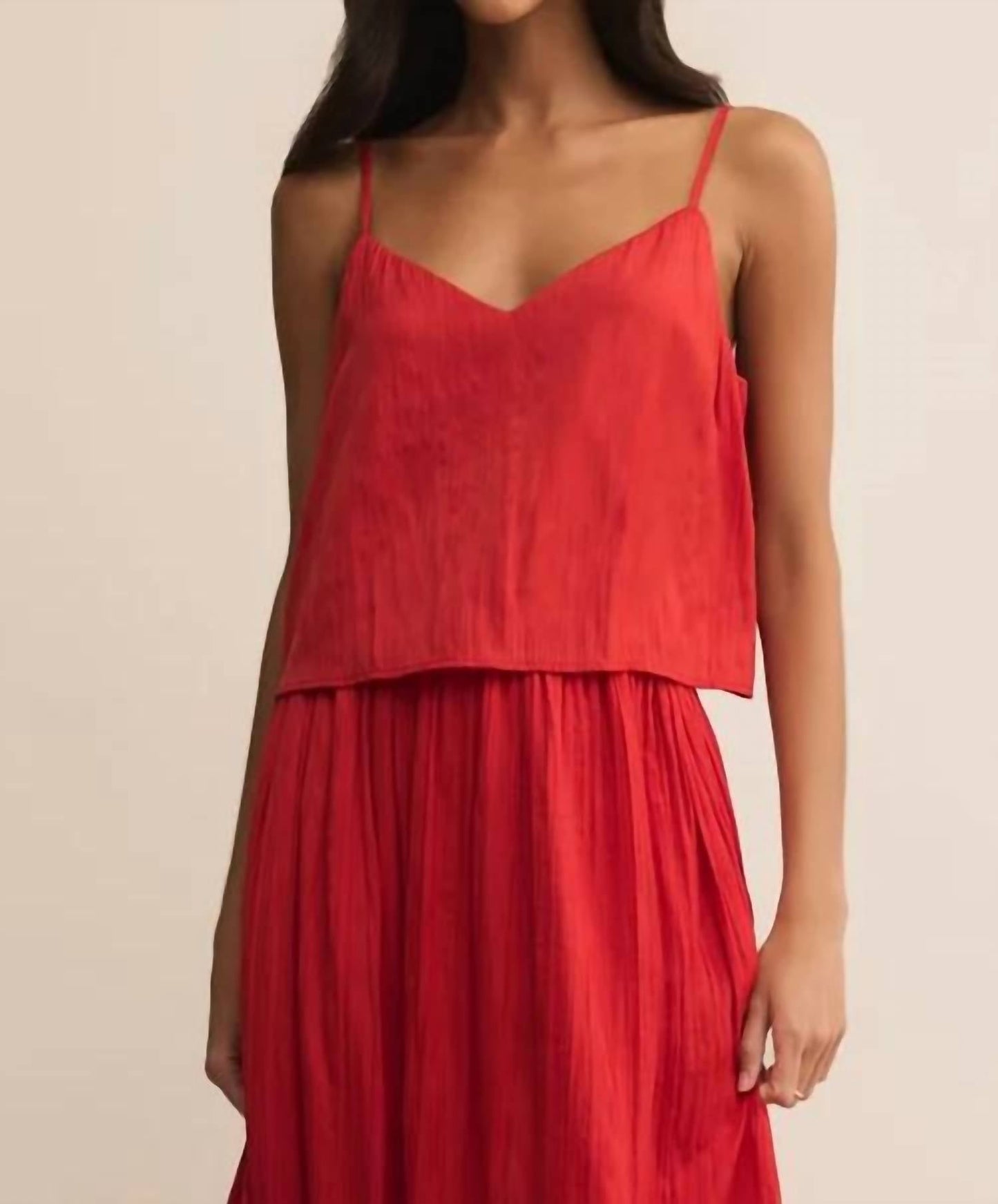 Z Supply - Fiore Crinkle Satin Tank Top