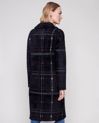 Charlie B - Knit Coatigan With Patch Pockets