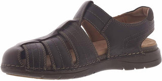 Clarks - Sandálias de couro Nature Limit masculinas