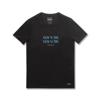 Neste dia - Camiseta de malha com manga curta e estampa gráfica "New York New York"