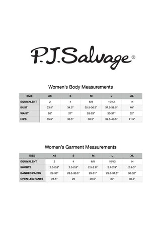 Pj Salvage - Pijama feminino Very Terry Cable Crew