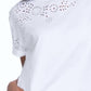 Elliott Lauren - Eyelet Short Sleeves Tee
