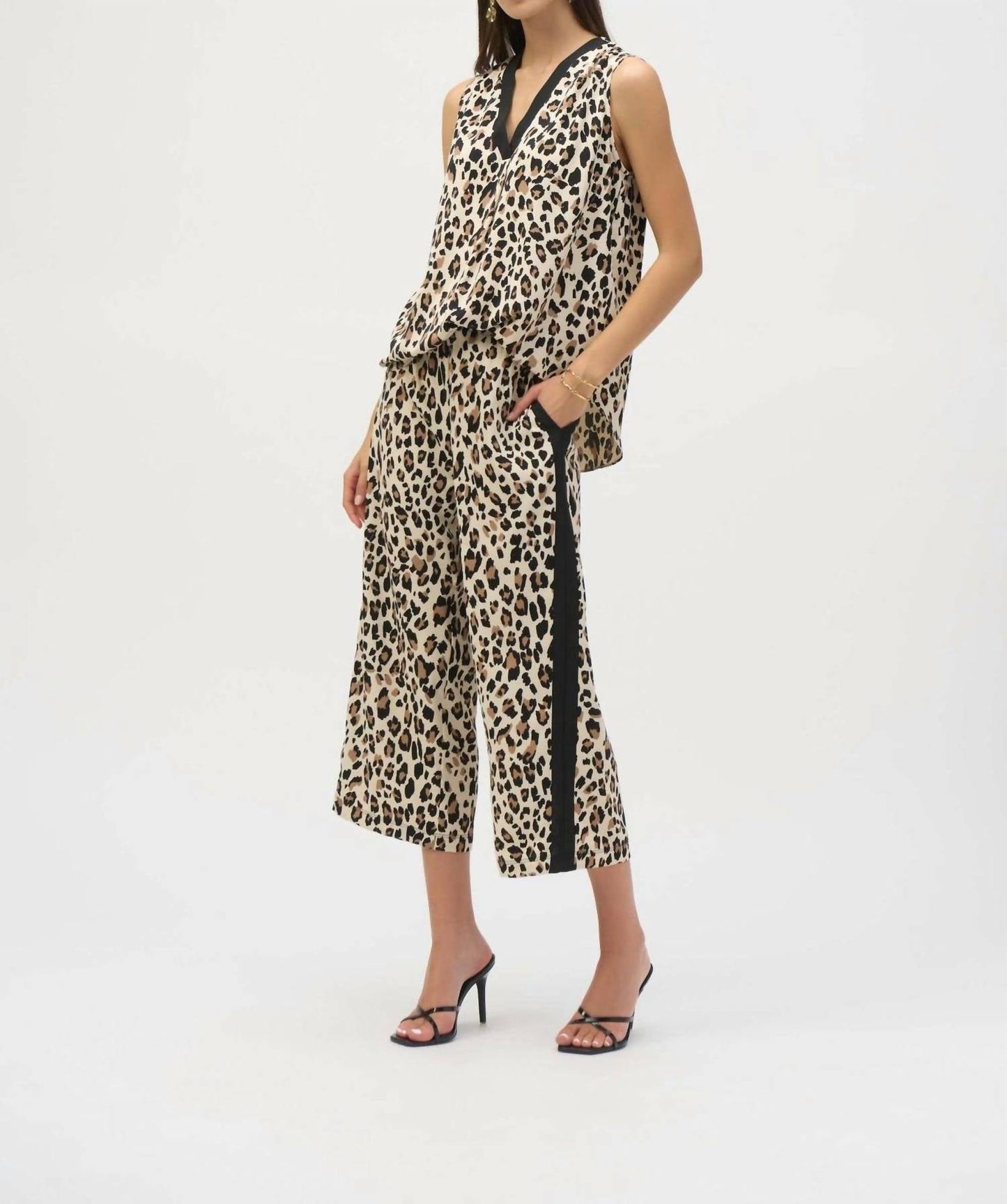 Joseph Ribkoff - Animal Print Casual Trousers