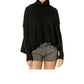 Free People - Layer Cake Trapeze Turtleneck Oversize Rib Sweater