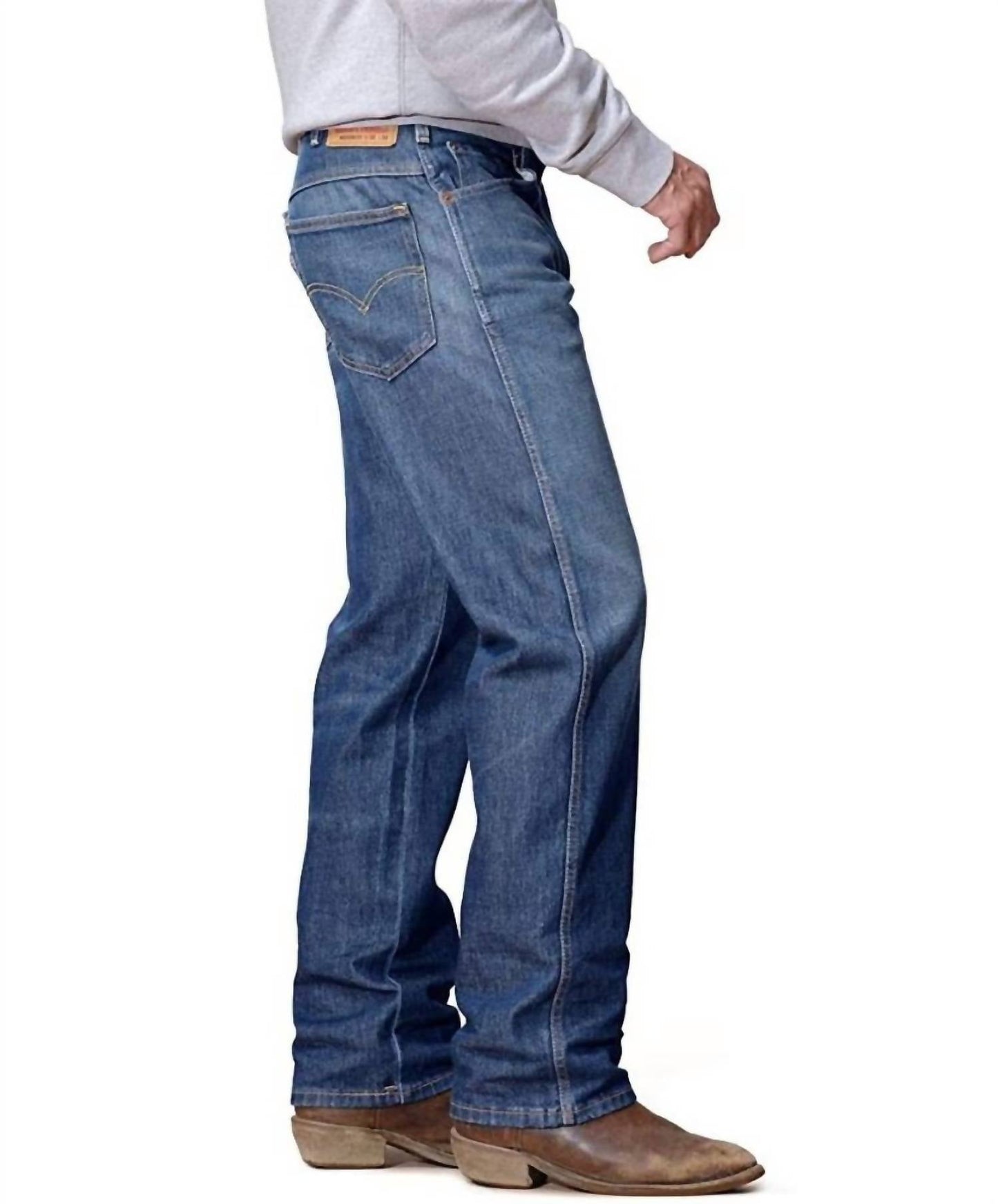 Levi'S - 556 Western Fit Mid-rise Stackable Straight-leg Stretch Jeans