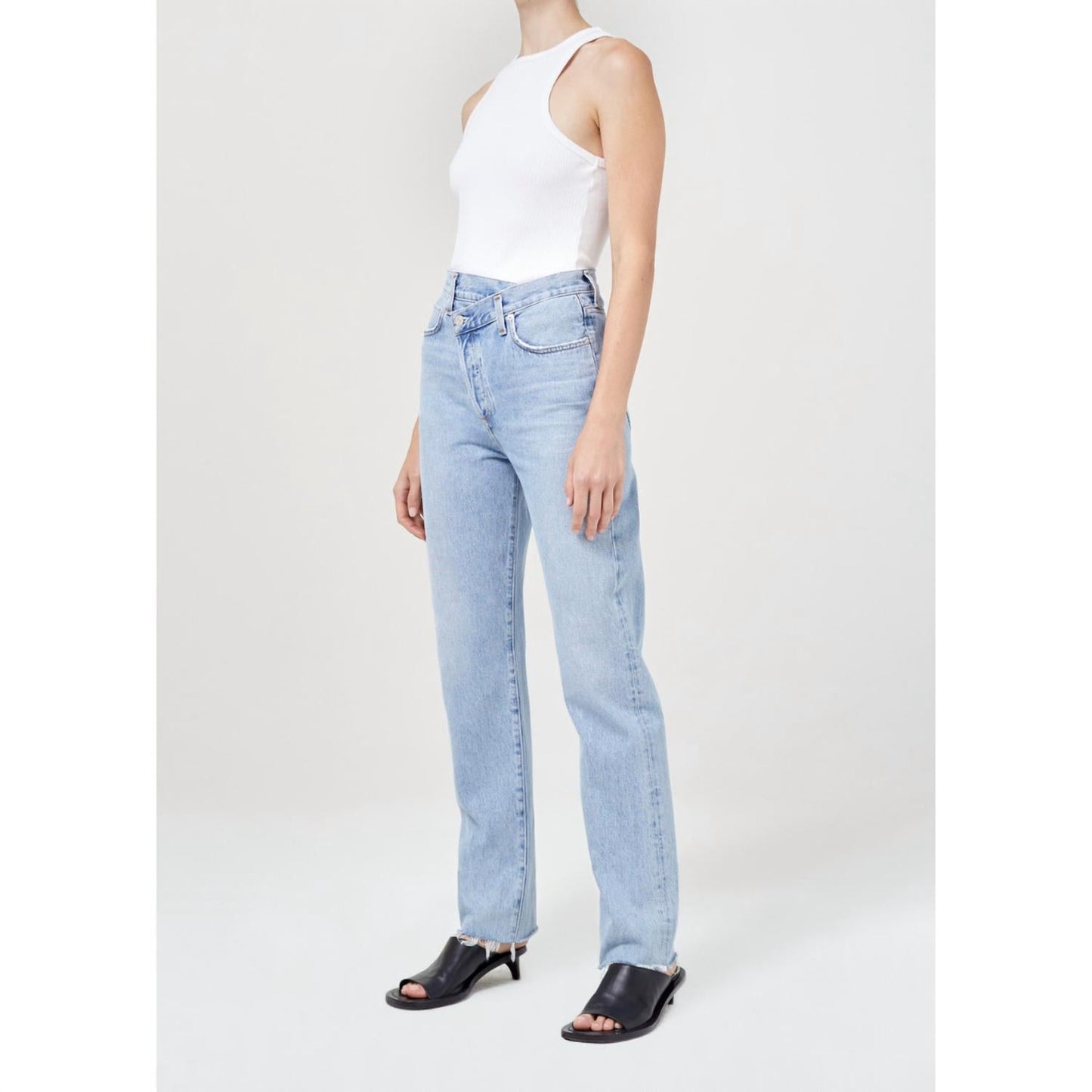 Agolde - Criss Cross Straight Leg Jeans
