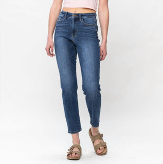 Judy Blue - Calça jeans slim fit com cintura alta e bolso traseiro