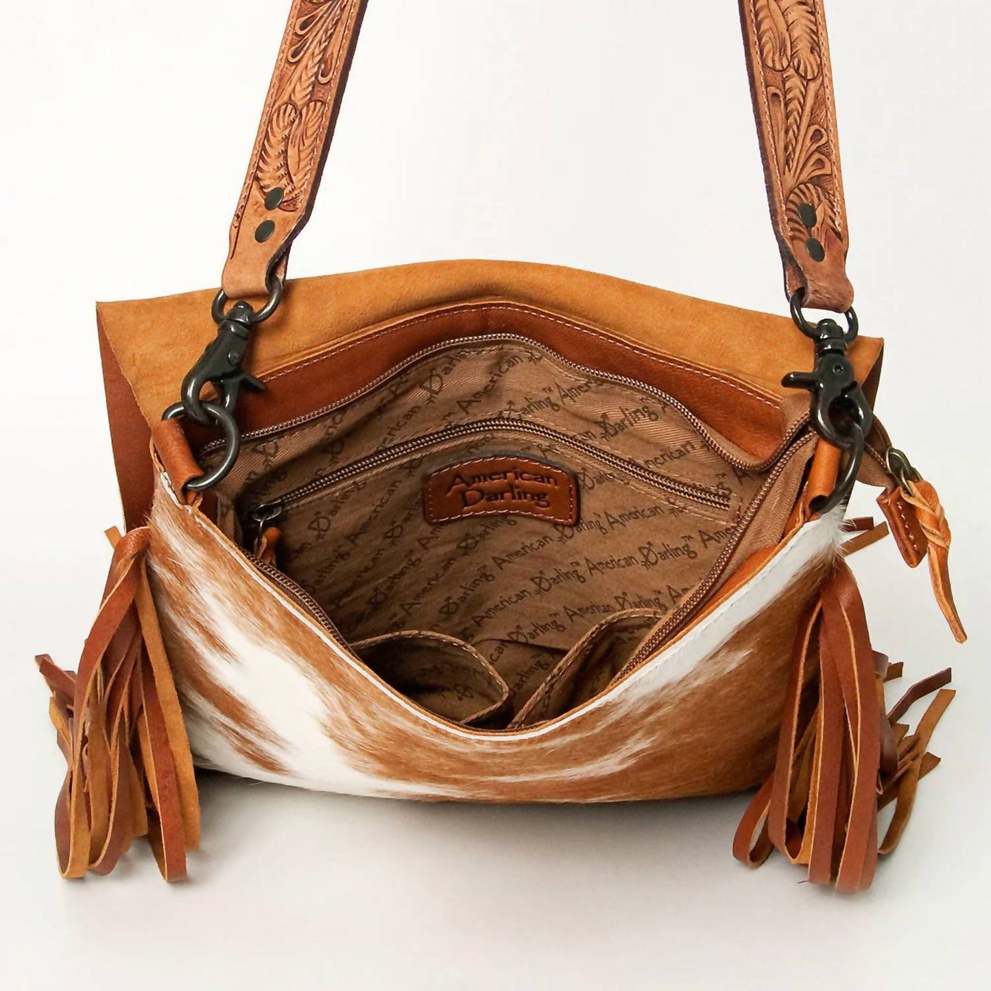 American Darling - Women's Cross Body Hair-on Genuine Leather Western Bag