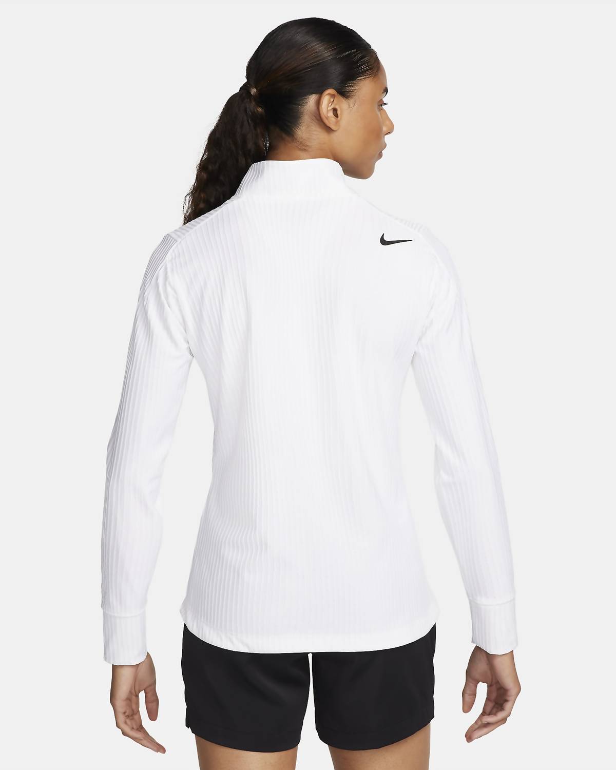 Nike - Camiseta de golfe feminina Tour Dri Fit Adv com zíper 1/4
