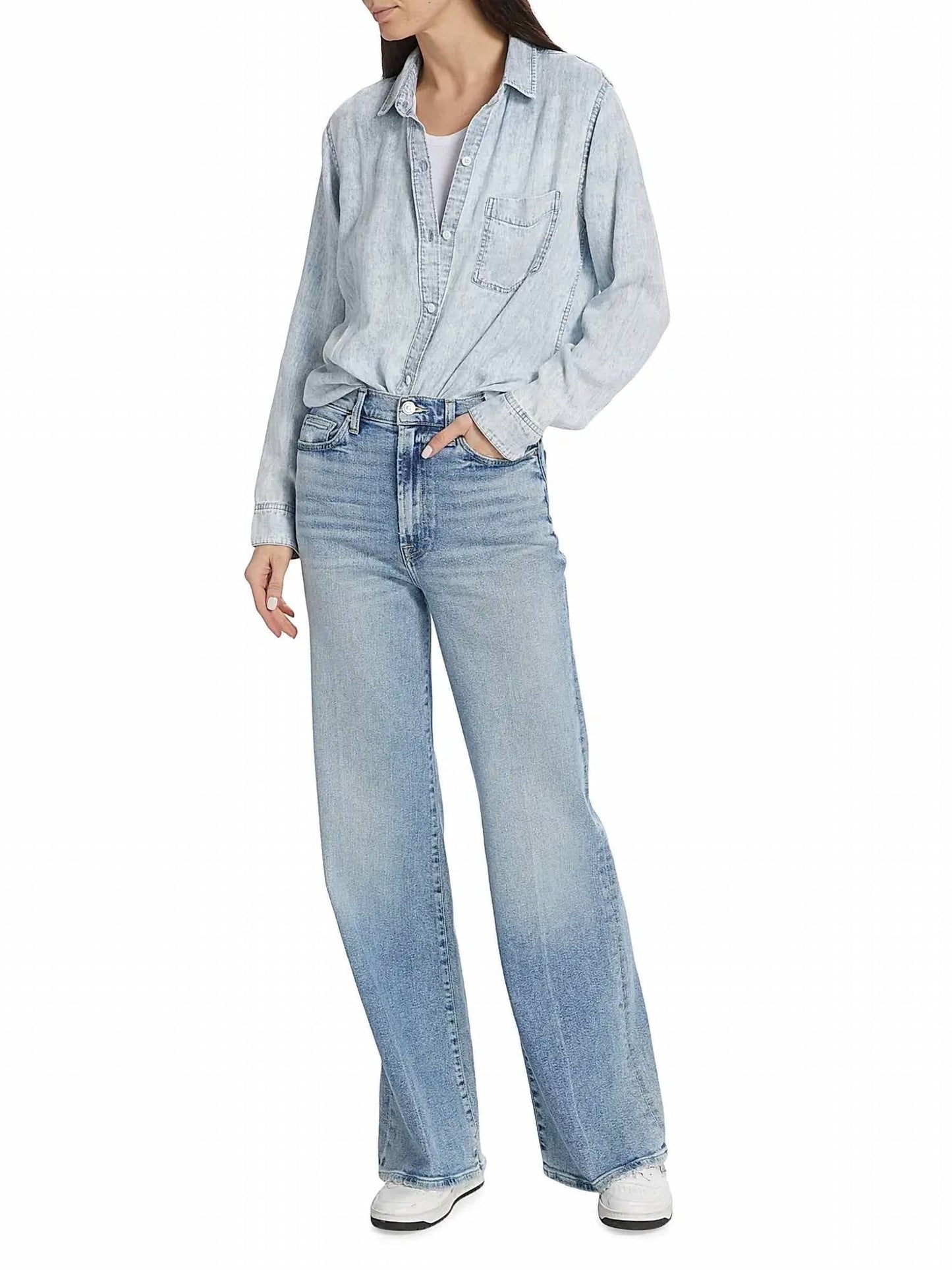 7 For All Mankind - Ultra High-rise Wide-leg Jeans