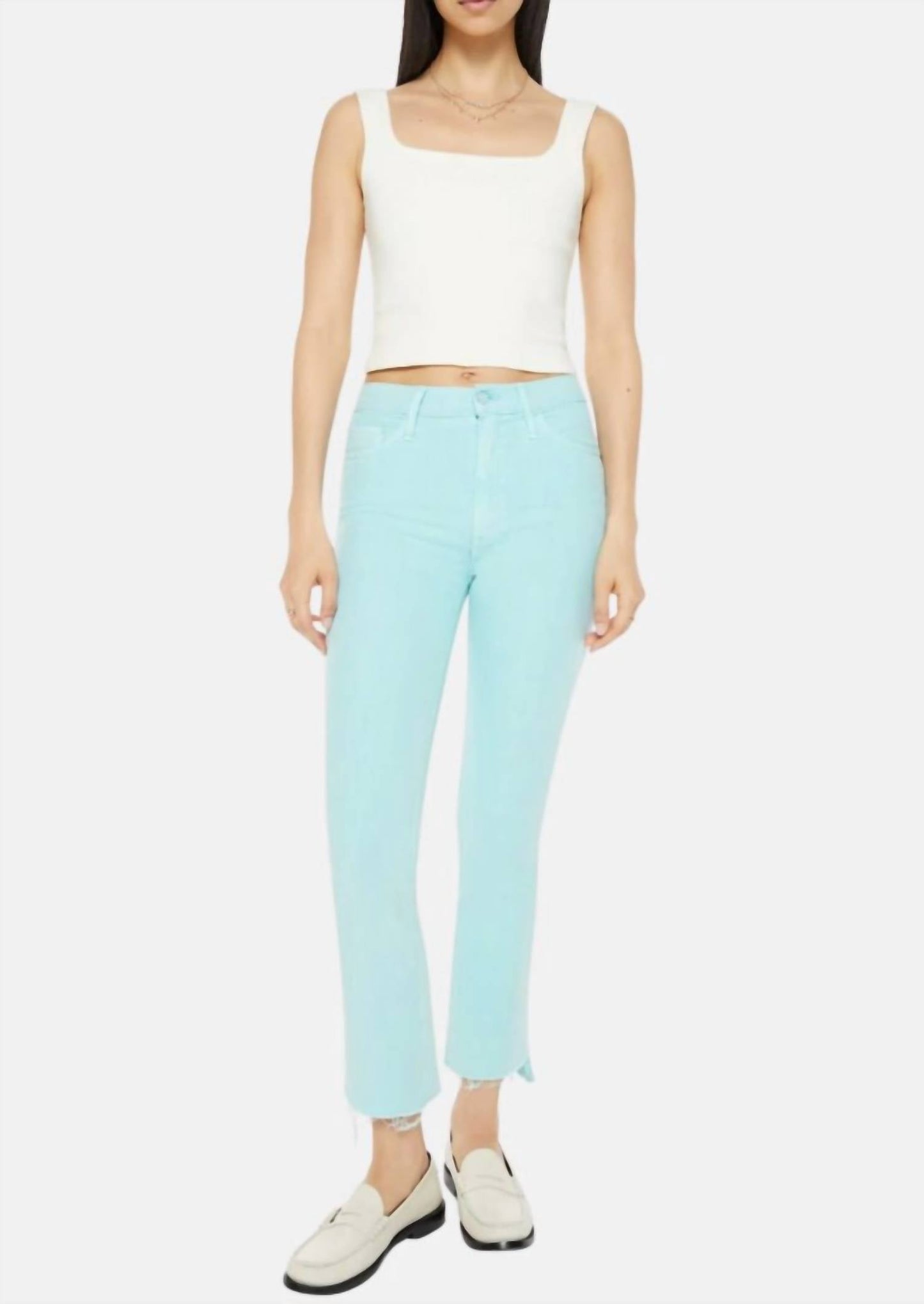 Mother - Insider Crop Step Fray