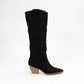 Ccocci - Botas femininas Beatrice Western com costura