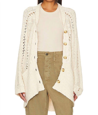 Free People - suéter cardigan com cabo