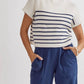 Entro - Freya Striped Knit Top