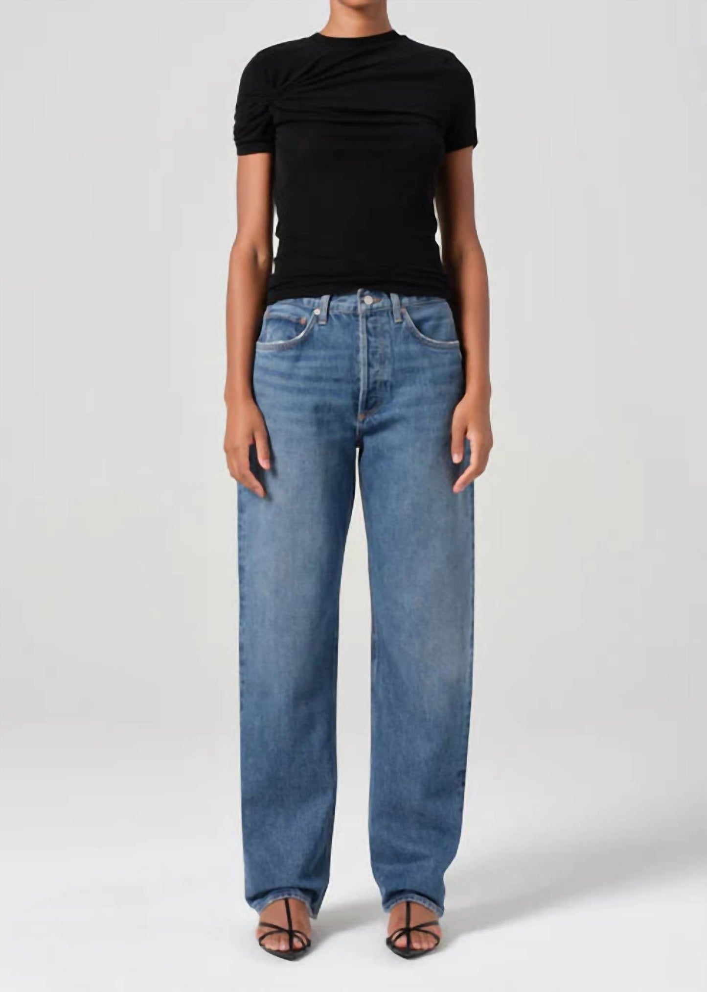 Agolde - Kelly Ultra High Waist Straight Leg Jean