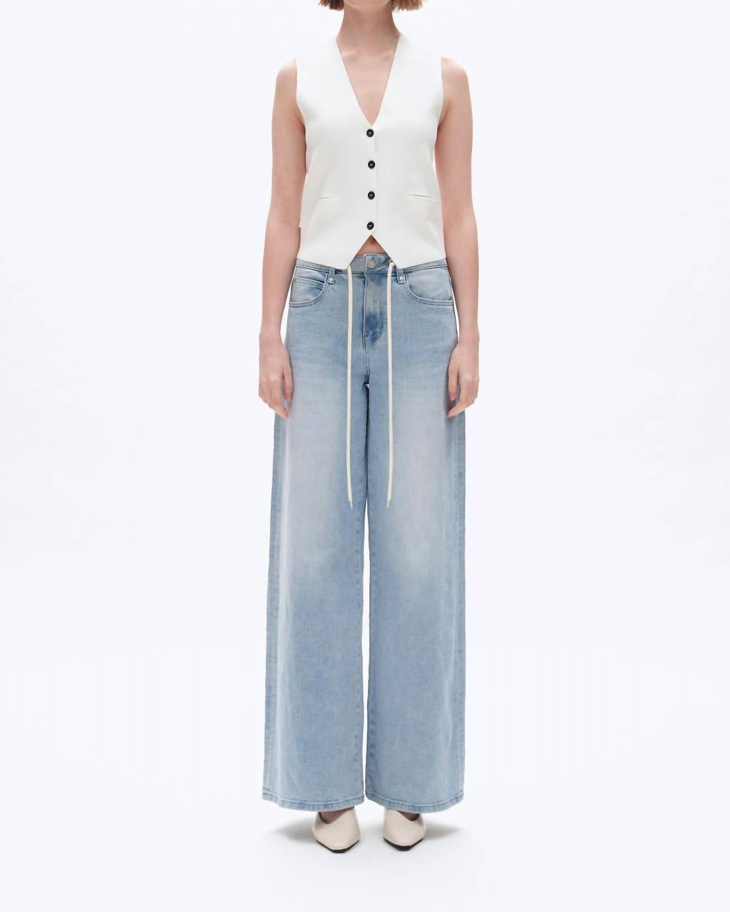 Bayeas - Wide Leg Drawstring Pants