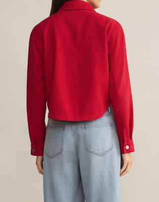 Z Supply - JAQUETA JEANS CROPPED PARA O DIA TODO