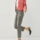 Risen - Full Size Raw Hem Button Up Cropped Denim Jacket Plus Size